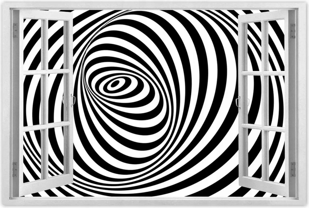 Poszterek 120x80 Absztrakt fekete-fehér