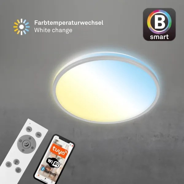 Briloner 3064-014 - LED dimmelhető mennyezeti lámpa IVY 24W/230V Wi‑Fi Tuya Ø33,3 cm + távirányító