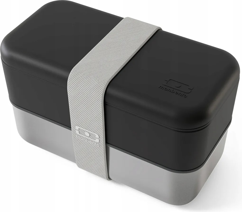 Monbento Sense Original bento uzsonnásdoboz 1,2 l Noir Onyx