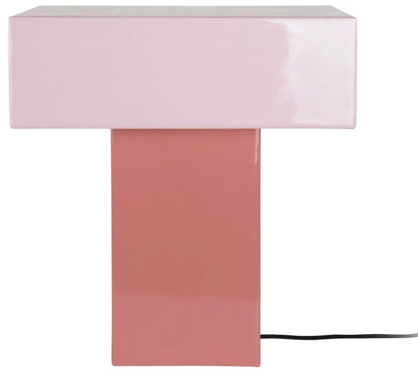 Rózsaszín asztali lámpa (magasság 35 cm) Grato Recto – Leitmotiv
