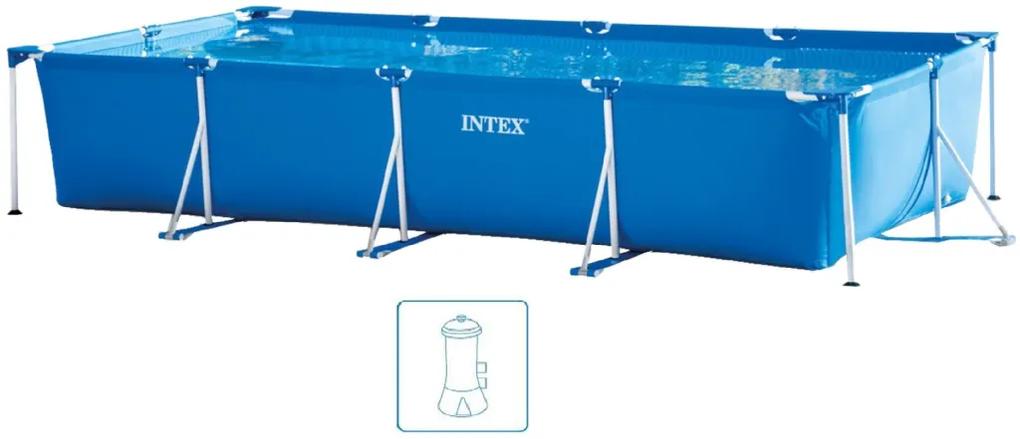 INTEX Small Frame Pools medence vízforgatóval, 450 x 220 x 84 cm 28274GN
