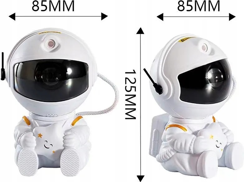 Csillag Projektor Asztronauta Gyerek Éjjeli Lámpa Galaxy Űr Távirányító