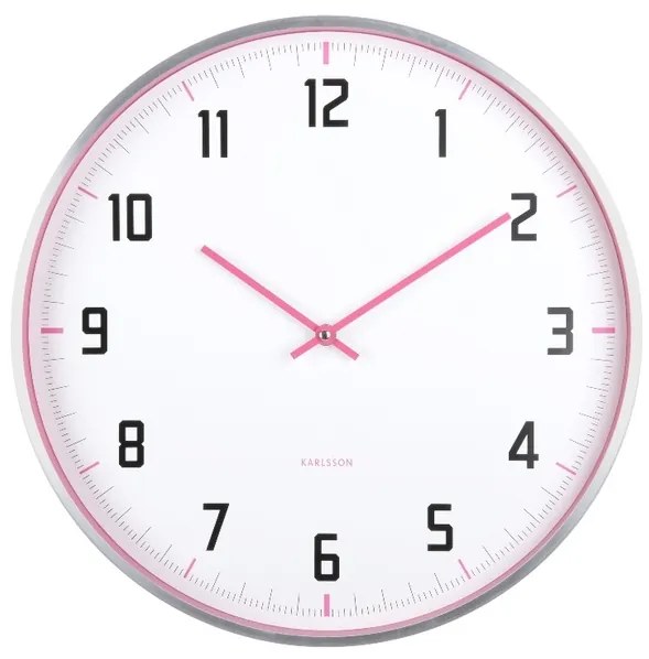 Karlsson 5969BP design falióra rózsaszín, átmérő 40 cm