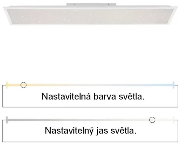 Leuchten Direkt 14762-16 - STARRYFLAT LED/36W/230V dimmelhető lámpa + DO
