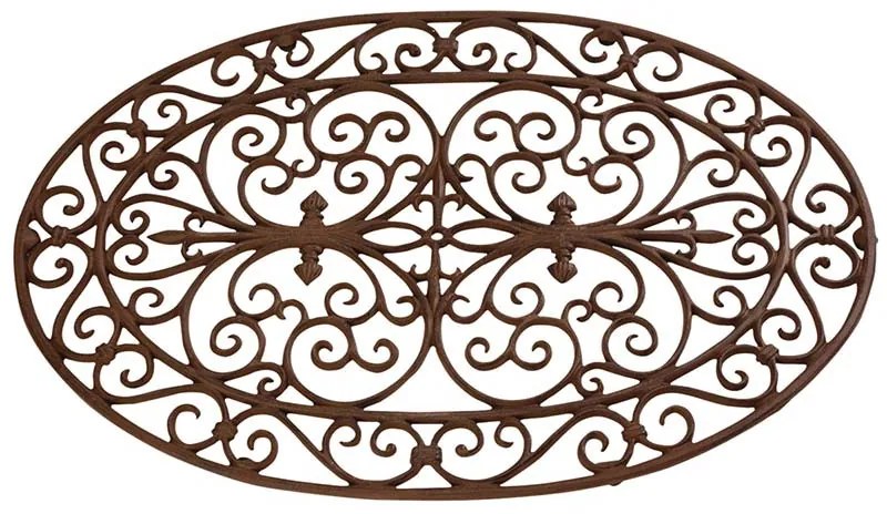 Öntöttvas lábtörlő, 74 x 49 cm