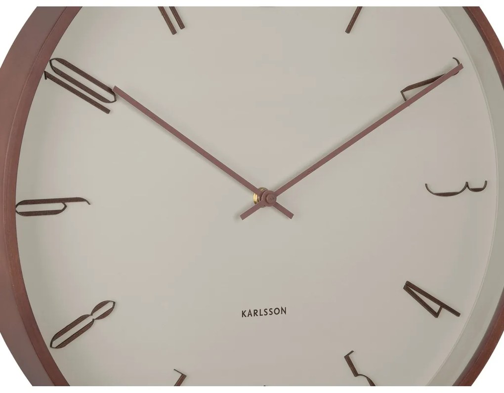 Karlsson 6014WG design falióra bézs, átmérő: 40 cm