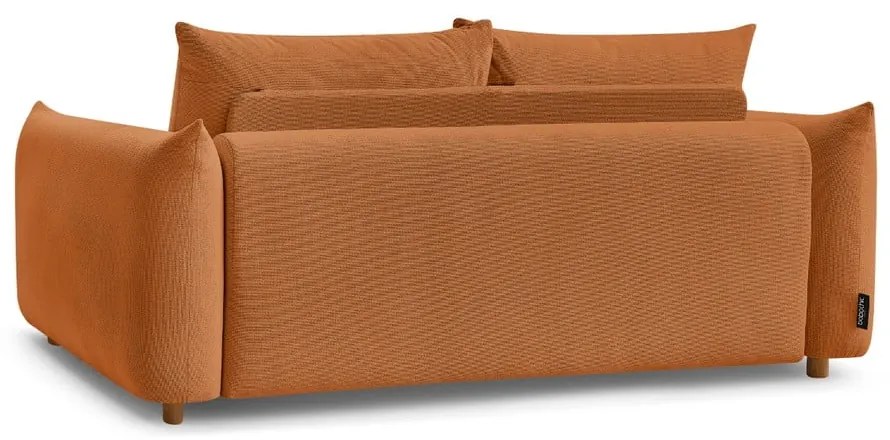 Narancssárga kinyitható kanapé 234 cm Ernest – Bobochic Paris