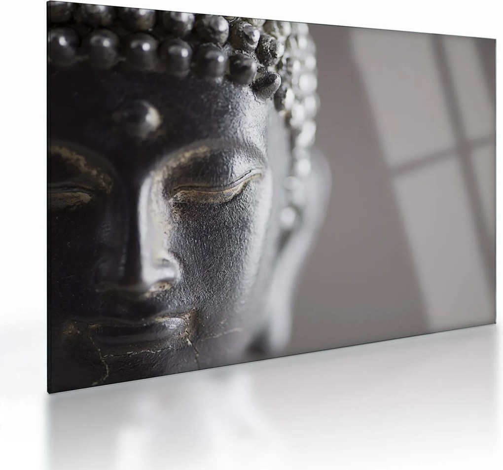 Üveg kép - Buddha szobor (70x50 cm)
