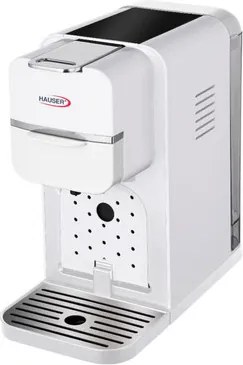 HAUSER CE-940W multifunkciós kávéfőző, Nespresso és Dolce Gusto kompatibilis, 1350 W, max. 20 bar nyomás, 0,9 Literes víztartály, fehér
