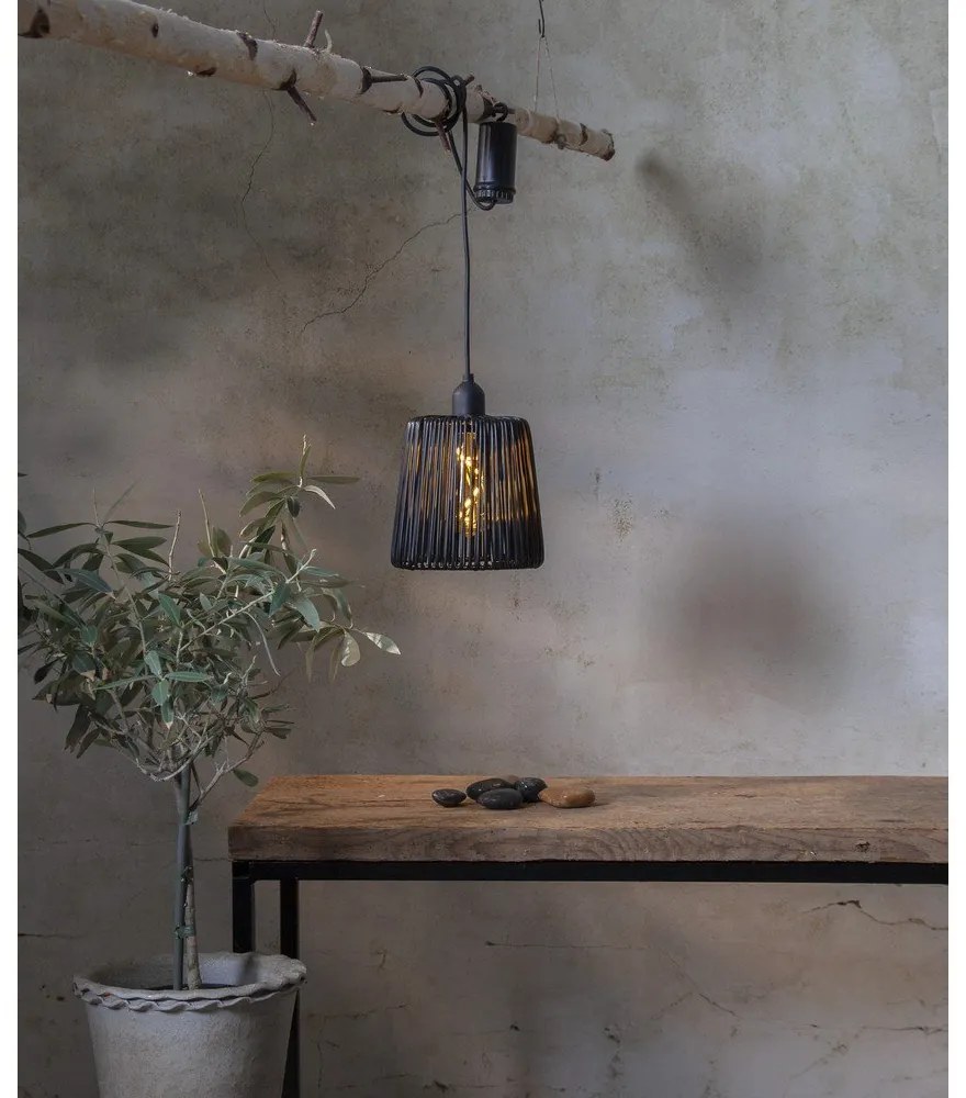 Elemmel működő LED kültéri lámpa ø 15 cm Twine – Star Trading