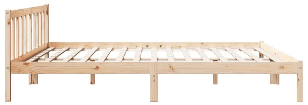 tömör fenyőfa extra hosszú ágykeret matrac nélkül 200 x 210 cm