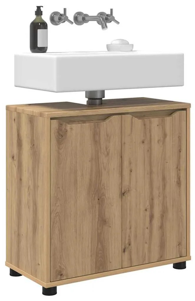 Fürdőszoba mosdószekrény Artisan tölgy 60 x 30 x 60 cm Faanyag