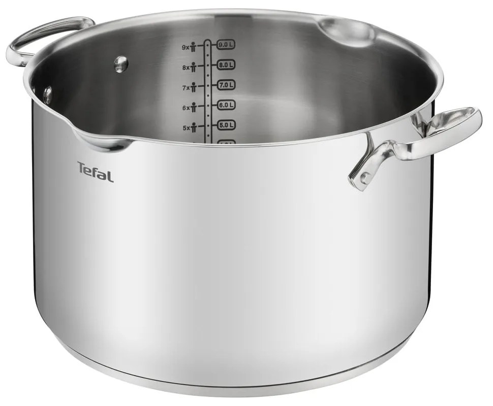 Indukciós tűzhelyhez alkalmas rozsdamentes acél edény 10 l Duetto+ – Tefal