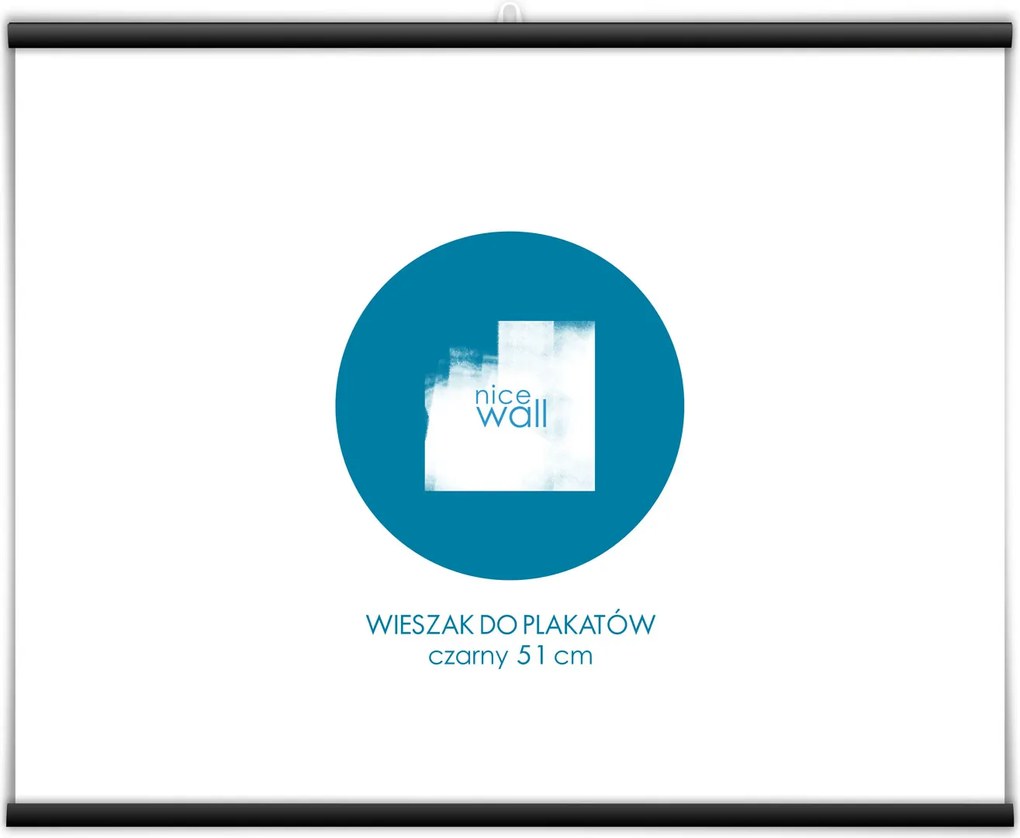 Poszter akasztó fekete 51 cm Akasztók keret