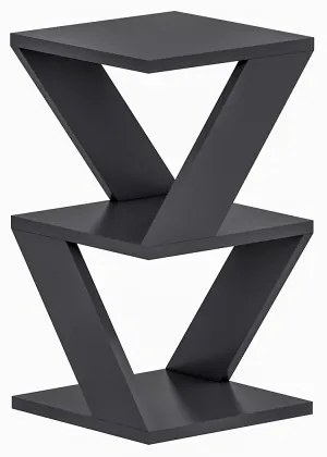 Kisasztal ALBENI 50x30 cm antracit