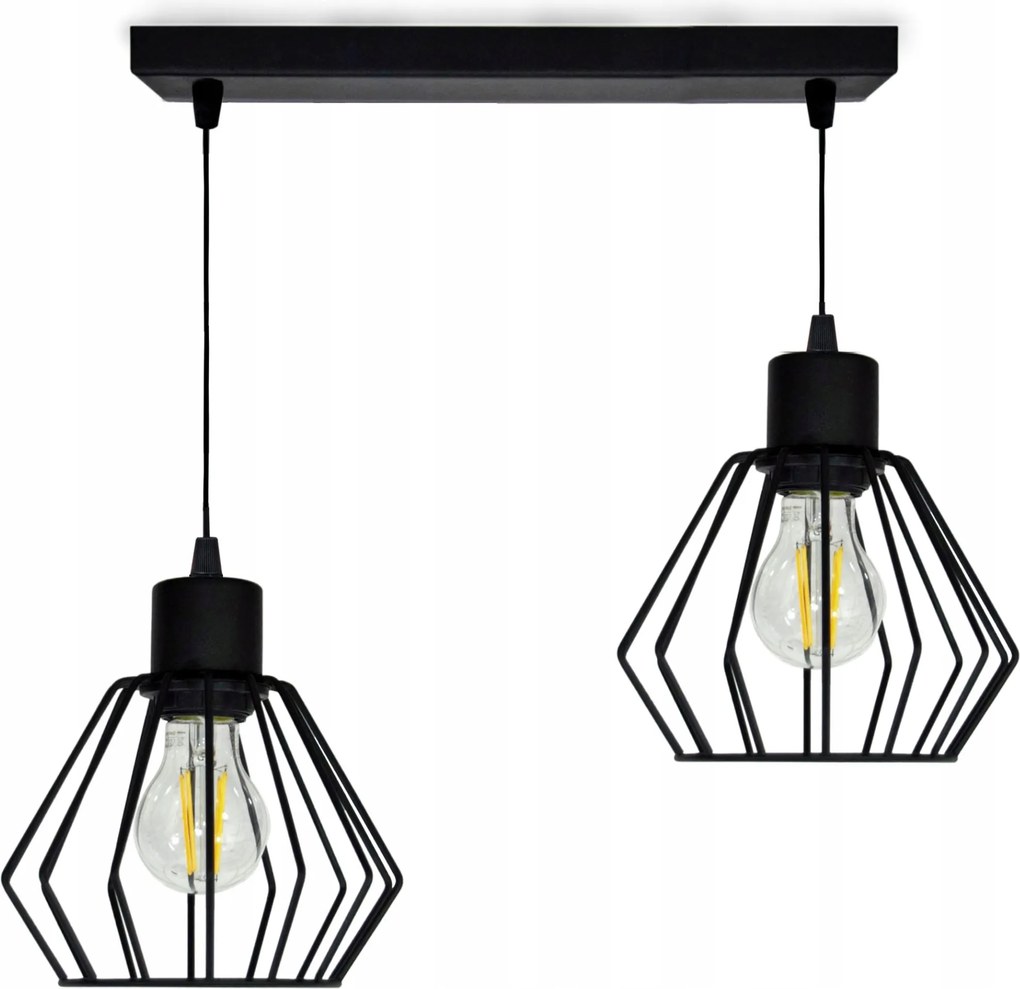 Mennyezeti Függőlámpa Csillár Túlnyúlás Gyémánt Drót