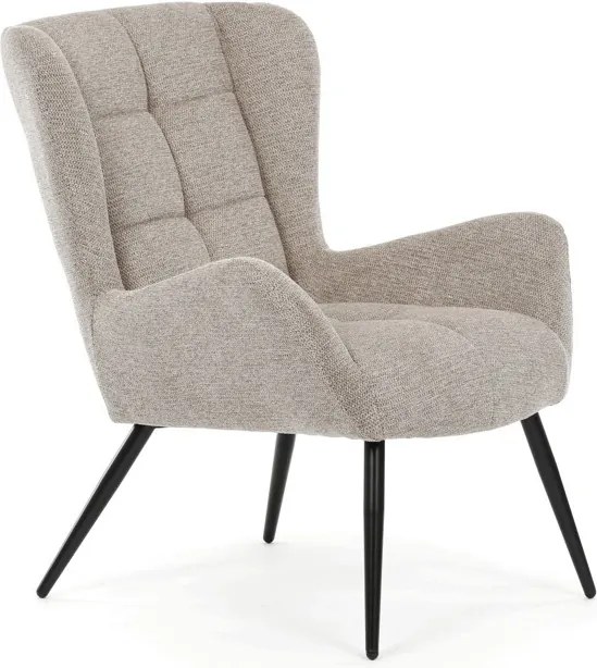 Fotel (füles), barna, szövet, AK-H9206 COF2