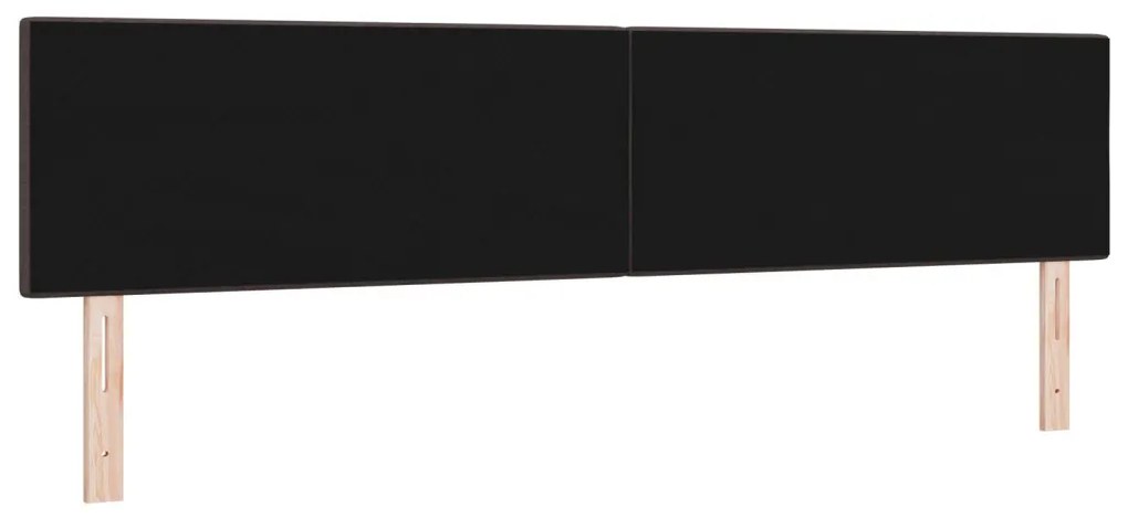 Fejtámla Gombos Kárpitozott Sötétbarna 200 cm