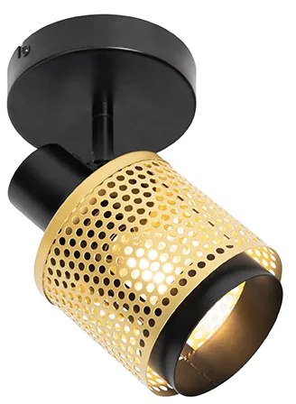 Ipari spotlámpa fekete arannyal - Kayden