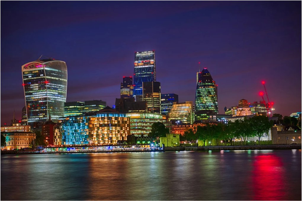 Kép - esti London (90x60 cm)