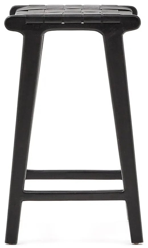 Fekete mahagóni fa bárszék Calixta – Kave Home