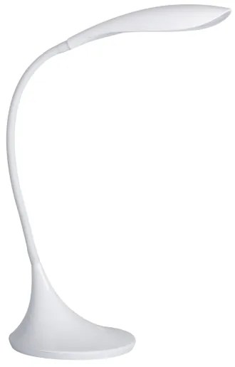 Kanlux 22342 - FRANCO LED flexibilis asztali lámpa, 6,8W, fehér, szabályozható