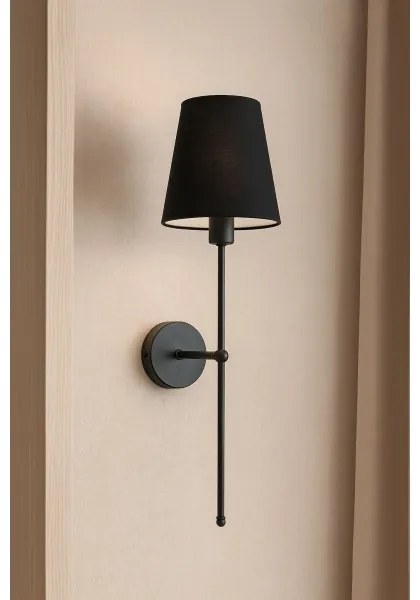 Fali lámpa MADELA 1xE14/40W/230V fekete