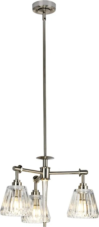 Elstead Lighting AGATHA BATH-AGATHA3P-BN Csillár 3x3,5W/G9 320LM IP44