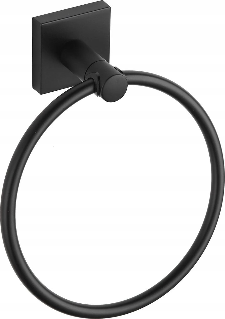 Mexen Rufo Ring törölközőtartó fekete