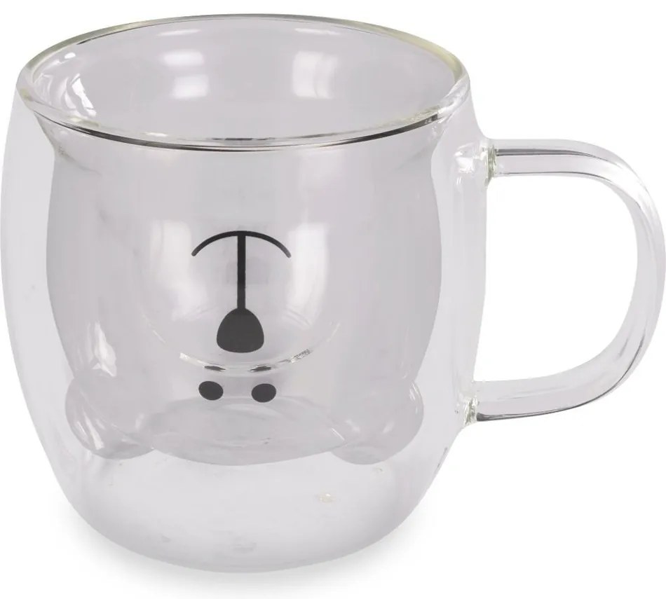 Lamart LT9125 2 részes Bear Vaso pohárkészlet, 250ml, átlátszó