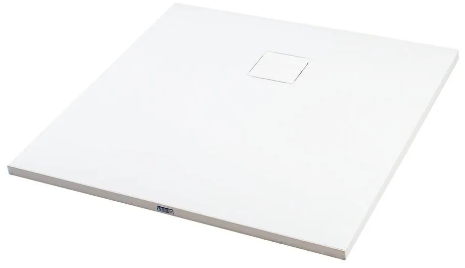 Cagliari White 90x90x2,6 cm szögletes, SMC zuhanytálca szifonnal
