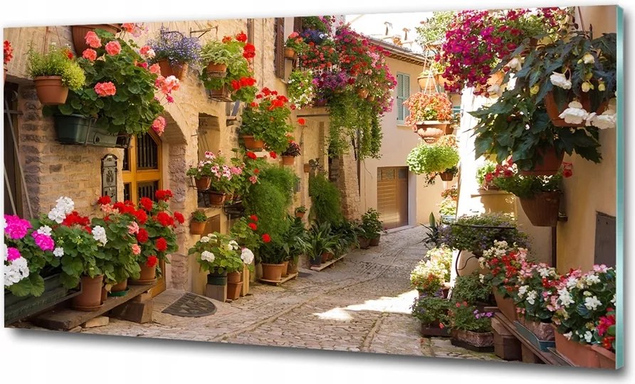 Fotótapéta üvegfalra Görög utcák 100x70