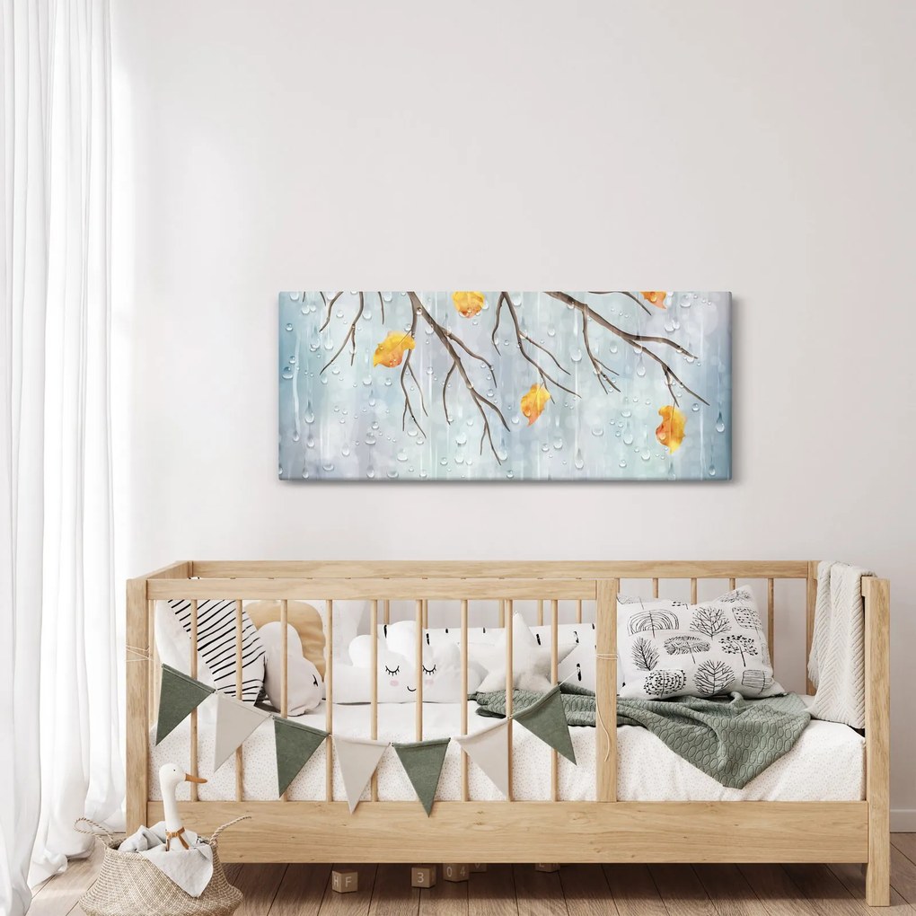 Kép - Esős ősz (120x50 cm)