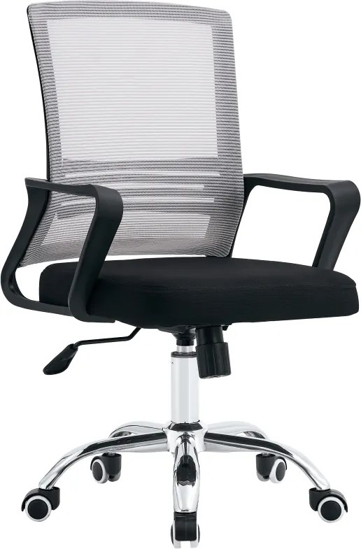 Irodai szék, háló szürkésbarna TAUPE/szövet fekete, APOLO 2 NEW