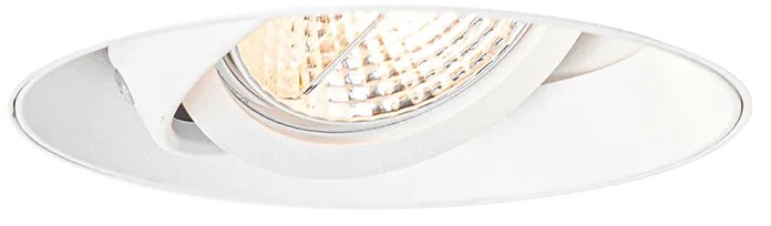 Modern beépíthető reflektor fehér GU10 AR70 kerek trim nélküli - Oneon