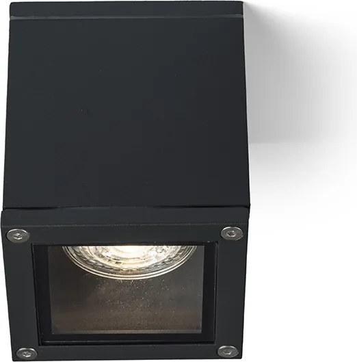 RENDL KEIG mennyezeti lámpa fekete 230V LED GU10 8W IP65