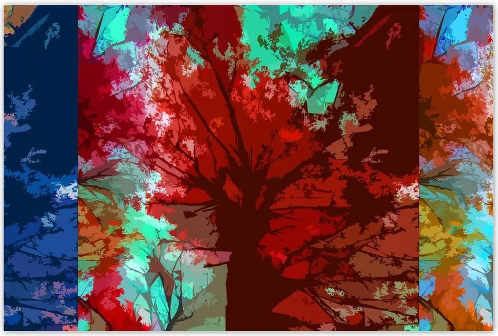 Poszterek 120x80 Őszi absztrakt