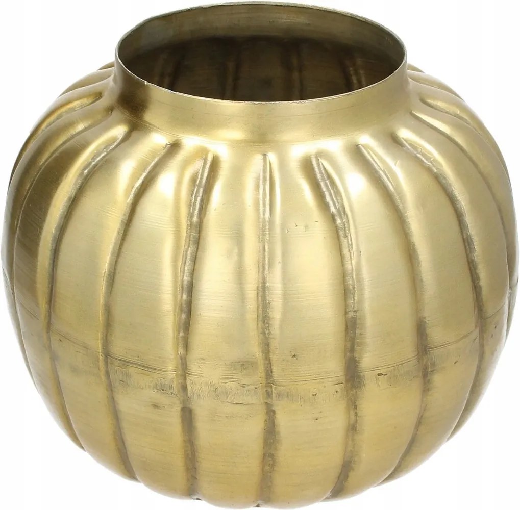 Dekoria Váza Arieen 30x25cm sárgaréz
