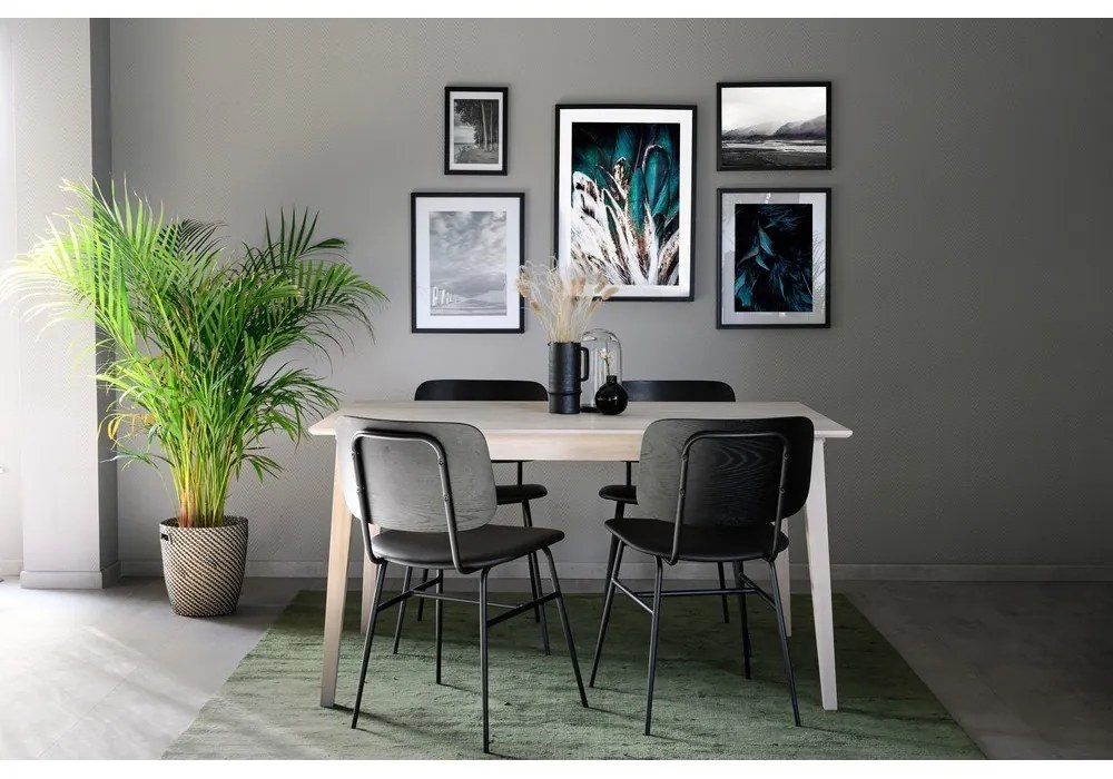 Mimi matt tölgyfa étkezőasztal, 140 x 90 cm - Rowico