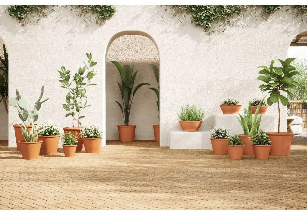 Terrakotta virágcserép ø 23 cm Saramago – Artevasi