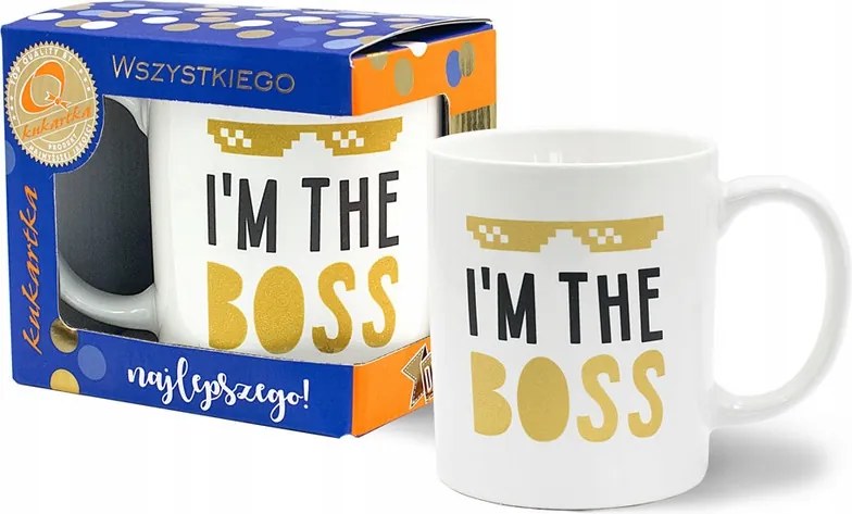 Nagyszerű Dekorációs Bögre Ajándék Bögre Gyönyörű I"m the Boss, Passion