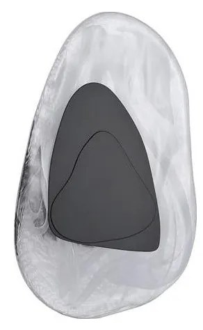 Searchlight 32983BK - DESTINY LED fali lámpatest LED/8W/230V fekete