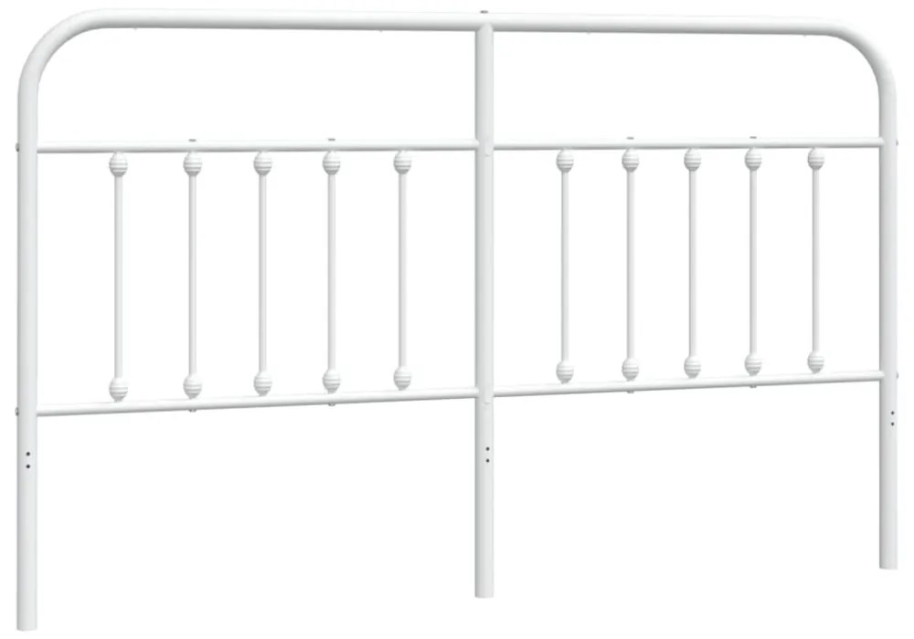 fehér fém fejtámla 180 cm