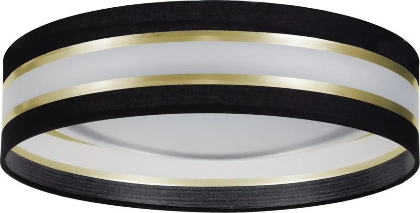 LED mennyezeti lámpatest CORAL GOLD LED/24W/230V fekete/arany