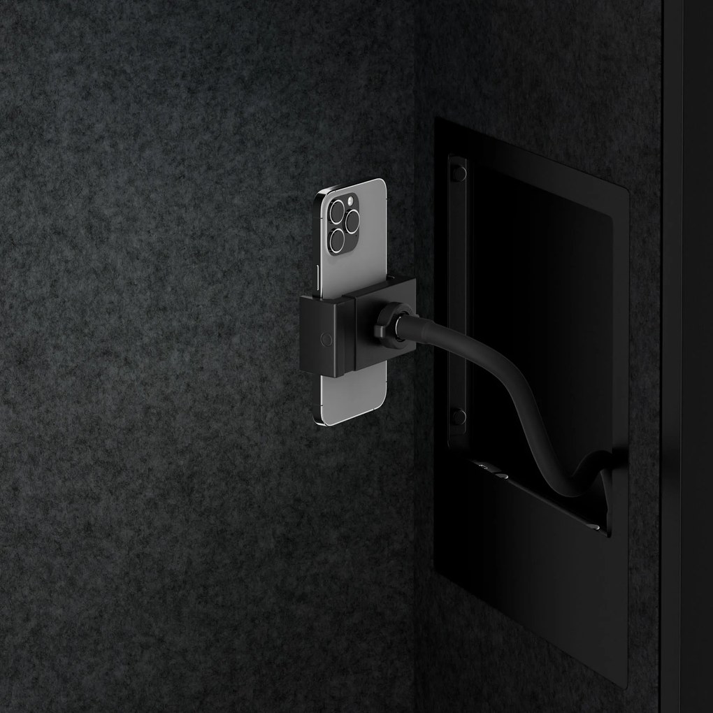 Sally 600mm korpus Czarny - siedzisko Ciemnoszary