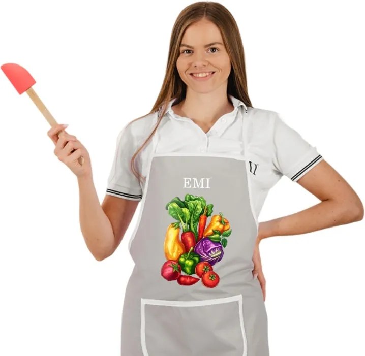EMI Farmy konyhai kötény, Szürke