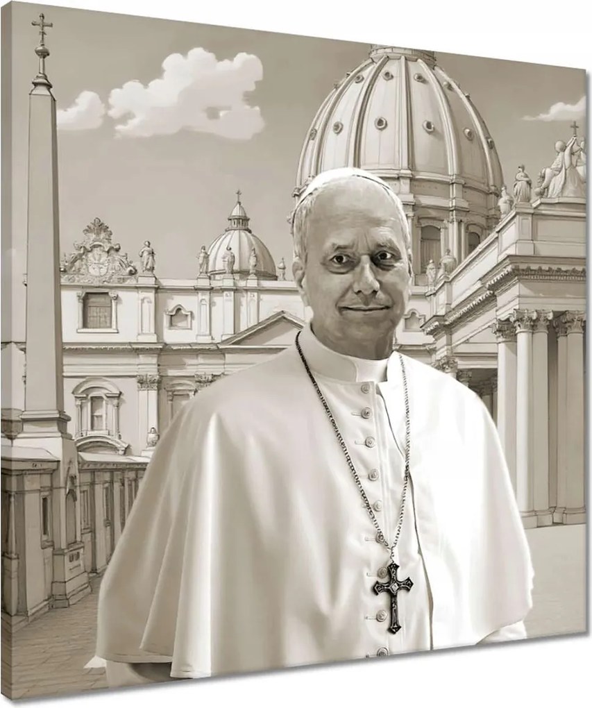 Vászonkép 50x50 XIV. Leó pápa