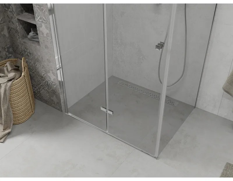 Mexen Lima zuhanykabin 70x120cm, 6mm üveg, króm profil-átlátszó üveg, 856-070-120-01-00