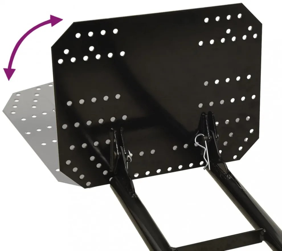 fekete hóeke quadhoz 150 x 38 cm