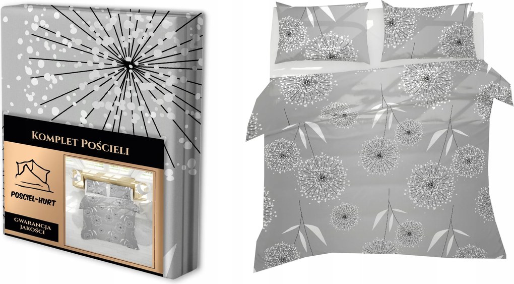 Ágyneműhuzat kéregből 220x200 2 párnahuzat Prémium 100% pamut lengyel Ventilátor